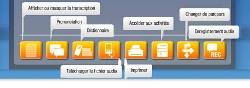 Barre d'outils pour acc�der � toutes les fonctions